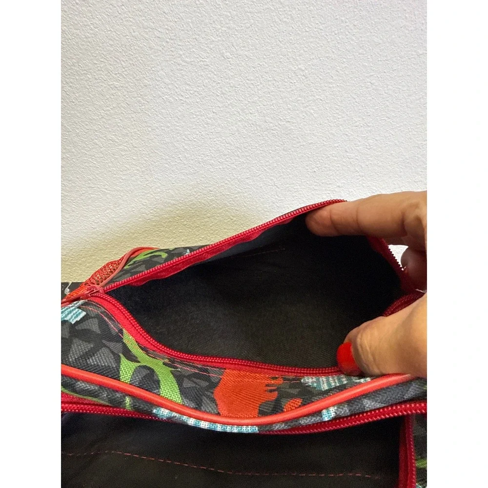 Sonic the Hedgehog Kids Bag Dinosaur Print Red Blue Shoulder Strap